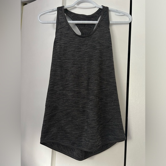 Lululemon Racerback Tank Top Dark Grey Size 4 - Picture 1 of 2